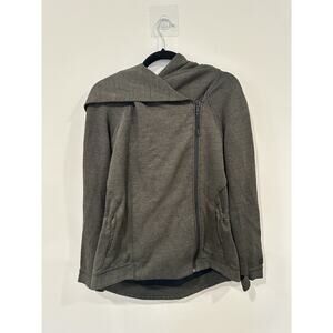 Nike Hoodie Womens Large Tech Fleece Cape Full Zip Sweatshirt 2102